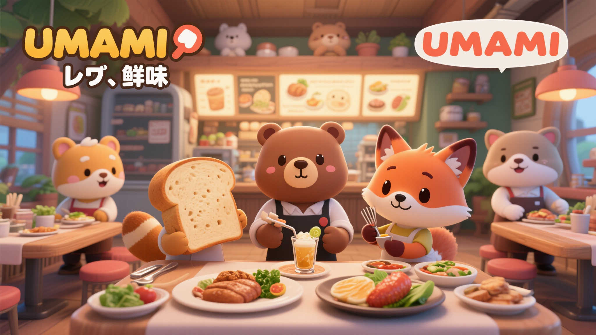 《UMAMI》首次亮相：美食与萌宠相伴的轻松游戏