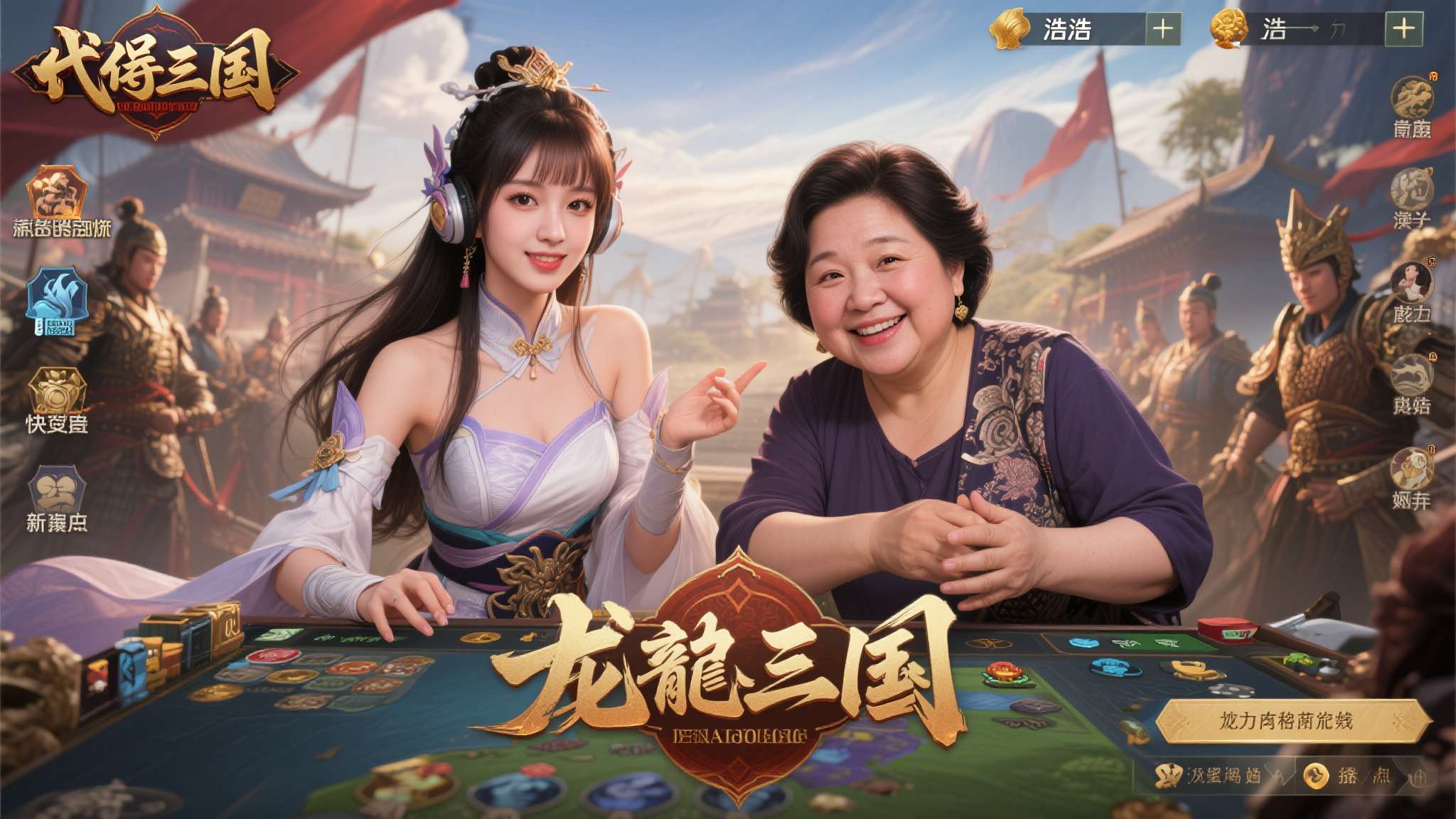 代号三国龙起存档下载 当知名网红主播周淑怡与浩浩妈萍萍联手出现在同一款游戏中,网络瞬间沸腾了。这不仅仅